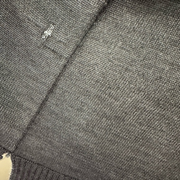 Ann Taylor Charcoal Gray Long Open Cardigan - Picture 4 of 4